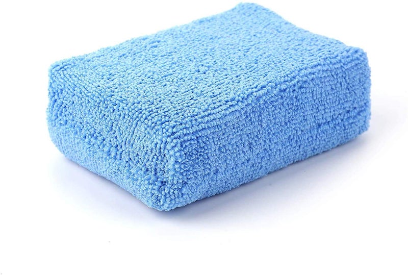 AUTO CARE Autocare 10 Pack Car Wax Applicator Pad Rectangle Foam Premium Grade Microfiber Applicator Pads - Image 2
